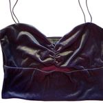 Blue Blush Velvet Top Photo 0