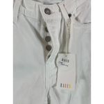 Rails NWT ‎ Atwater Blanche Distressed White Slouchy Straight Leg Jeans School 25 Photo 3