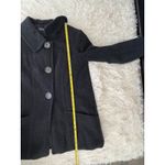 Vintage‎ Kristen Blake Wool Cashmere Pea Coat Women XS Gray Collar Button Front Photo 5