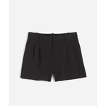 Madewell Easy Pleated Trouser Shorts Crepe Jet Black Relaxed Classic US 4 NWT Photo 4