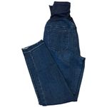 Indigo Blue  MATERNITY JEANS size medium dark wash Photo 2