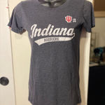 Indiana University Gray Logo Tee 2018 Small Cotton Photo 0