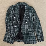 Rachel Zoe Black And Green Blazer Photo 0