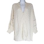 Show Me Your Mumu Journey Tunic Top Womens Small Midsummer Ivory Rayon Photo 1