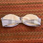 Vineyard Vines  BLUE GINGHAM STRIPE STRAPLESS BIKINI TOP Photo 1