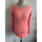 Lululemon  Swiftly Tech 2.0 Long Sleeve Shirt Size‎ 10 Coral Athletic Top Photo 1