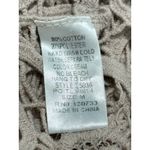 Umgee Crochet Knit Top Cream Beige Medium Bohemian Cottagecore 3/4 Sleeve Photo 6