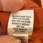 Garnet Hill Rust Orange Lace Shoulder Poet Blouse Size 2 Boho Bohemian Peasant Photo 8