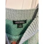 Wild Fable Houndstooth Knit Crop Cardigan Tank Set Teal Mint Women M Photo 9