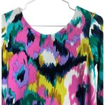 Tori Richard  Honolulu Tunic Dress Multicolor Pullover Abstract 3/4 Sleeves XS Photo 9
