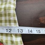 Reformation Roarke Linen Dress Patio Floral Checkered Feminine Dress 4 Photo 9