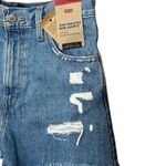 Levi's  High Waisted distressed mom Shorts Photo 3