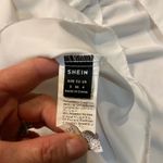 SheIn Dress White Size Small Tiered Flowy Lined Photo 7