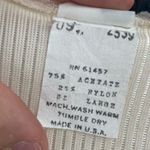 Vintage 80s Nylon Anthony Richards Long Lightweight Cream Robe with Pockets Larg Tan Size L Photo 6