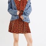 Madewell Velvet Circle Mini Skirt in Leopard Dot. Size 00 Photo 2