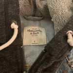Abercrombie & Fitch Hooded Jean Jacket, Size Small Photo 2