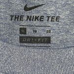 Nike Womens XL The Tee Short Sleeve Tshirt- heathered blue Photo 3