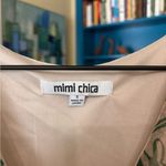 Mimi Chica Green Beige Women’s Floral Dress Photo 3