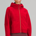 Lululemon  Athletica scuba oversized Bold Red Hoodie Photo 0