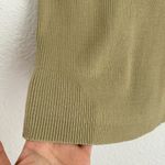 J.Crew  olive asparagus green v-neck ribbed cropped tank top size S / M Photo 3