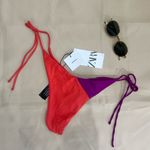 ZARA  Pink and Purple Bikini Bottom Photo 2