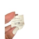 Faithfull the Brand Navy Blue Striped Lace Up Long Sleeve Shirt Women Sz M Photo 7