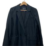 Madewell Caldwell Blazer Black Double Breasted Two Button Women’s Medium Photo 2