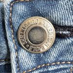 American Eagle Boho Distressed Denim Mini Skirt Size 6 Raw Hem Festival Stretch Photo 1