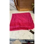 Pink large square scarf winter fall wear as shall or a scarf or a skirt pink Photo 2