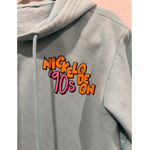 NICKELODEON 90's Retro Hey Arnold Blue Graphic Cartoon Hoodie Photo 1