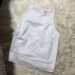 A New Day NWOT eyelet white tank top size medium Photo 0
