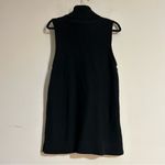 J. Crew Factory Turtleneck Cotton Sweater Tank in Black Size Large Photo 1