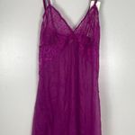 Wacoal  So Sophisticated Chemise 814287 Purple Large Mesh Lace Photo 2