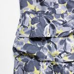 J.Crew  Strapless Floral Gray Yellow Dress Photo 2