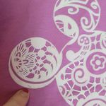 Disney  PARKS LAVENDER LACE MICKEY OUTLINE DECAL BUTTON BACK SWEATSHIRT S Photo 6