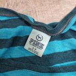 PINK - Victoria's Secret Victoria's Secret PINK Blue Striped Short Sleeve T-shirt Size Small Photo 2