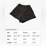 None NEW Black Suit Shorts High Waist Wide Leg Shorts Career L Photo 1