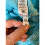 Chico's Coastal Chic Aqua Blue Button Front Jacket Stretch Blend Chico’s Size 0 Photo 4