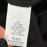 White Birch size small women's black long sleeve dress with belt maxi dress Photo 7