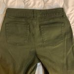 st. john's bay Size 8 Straight Leg Ankle Cropped Dark Green Photo 10