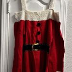 Holiday Time  Red Christmas Sexy Santa Sweater Dress L For G & PL Photo 0