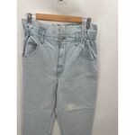 Madewell ‎ Paperbag Classic Straight Broomfield Wash Blue Jeans Women's Size 30 Photo 4