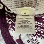 Victoria's Secret  PINK Shirt Small Thermal Henley Fair‎ Isle Dog Pajama Top Photo 4