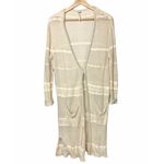 Free People High Tide Long Cardigan Duster in Oatmeal XS Photo 51