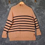 Boden Oversized High Neck Jumper Wool Long Sleeve Sweater Womens 14 Tan Photo 2