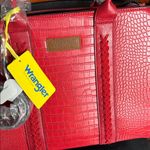 Wrangler NWT Montana West Red Croc Embossed Purse Photo 1