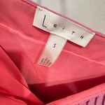 Leith  Nordstrom Ombré Gradient Pink Lemonade Dress with accordion pleats Small Photo 9