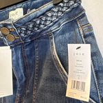Joie  NWT low rise Women Junior Jeans Woven detail waist Size 0‎ Style Nullia Photo 3