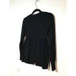 Apt. 9 Apt.‎ 9 Black Cardigan Sweater Ribbed Knit Button Front Petite Size S Photo 3