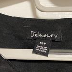 Relativity  Sleevless Black Dress Size 12P Photo 1